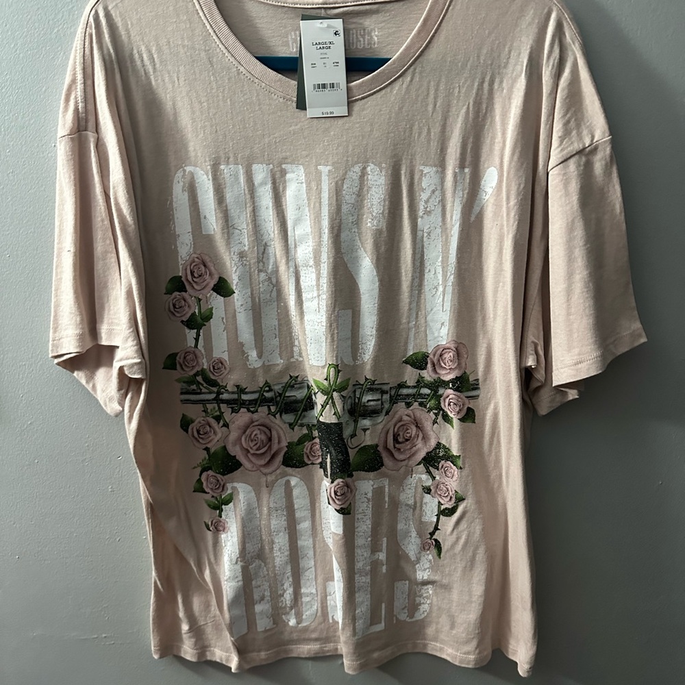 Women's Graphic Tee in Cream